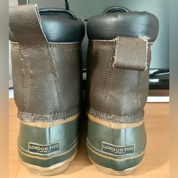 London fog duck boots ashford 2 men’s size 12M water resistant new condition - Picture 3 of 6